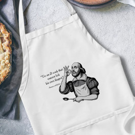 Funny Cook Schwarz und Weiß Moderne Schürze