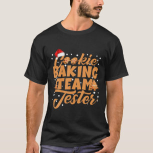 Funny Cookie Baking Team Tester Gingerbread Christ T-Shirt