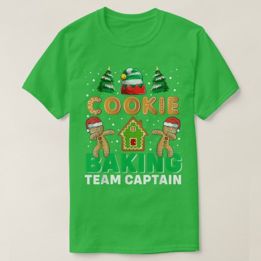Funny Cookie Baking Team Tester Gingerbread Xmas G T-Shirt (Design vorne)