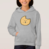 Funny Cookie Cartoon mit Bite Hoodie (Vorderseite)