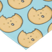 Funny Cookie Cartoon mit Bite Tischdecke (Schrägansicht)