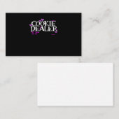 Funny Cookie Dealer Shirt Mama Vater Pfadfinder Mä Visitenkarte (Vorne/Hinten)