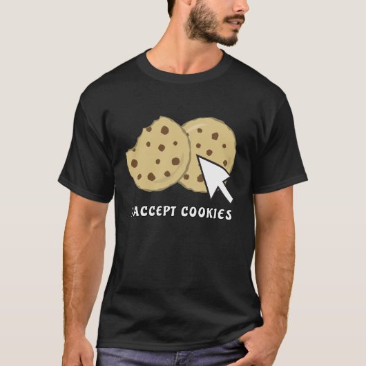 Funny Cookie Design T-Shirt (Vorderseite)