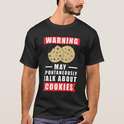 Funny Cookie Design T-Shirt (Vorderseite)