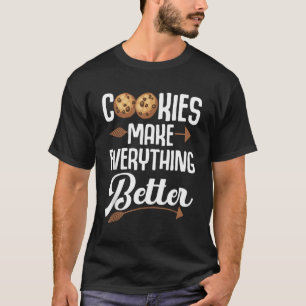 Funny Cookie Lover Art für Kinder Männer Konditore T-Shirt