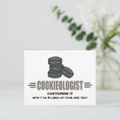 Funny Cookie Postkarte (Stehend Vorderseite)