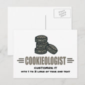 Funny Cookie Postkarte (Vorne/Hinten)