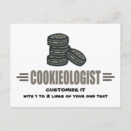 Funny Cookie Postkarte (Vorderseite)
