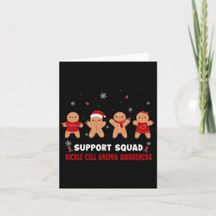 Funny Cookie Xmas Sichelzellanämie Aufklärungsripp Karte