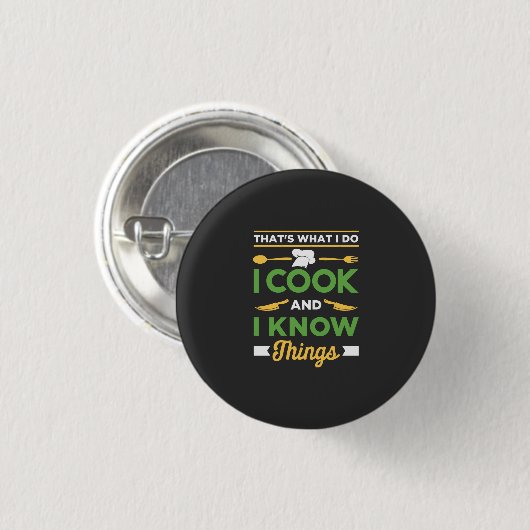 Funny Cooking Button (Vorne & Hinten)