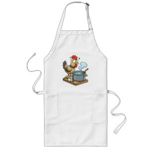Funny Cooking Chicken Schürze - Hen Making Soul
