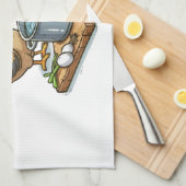 Funny Cooking Chicken Schürze - Hen Making Soul Geschirrtuch (Viertel Falte)