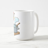 Funny Cooking Chicken Schürze - Hen Making Soul Kaffeetasse (VorderseiteRechts)