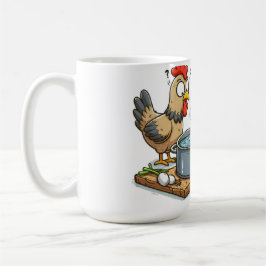 Funny Cooking Chicken Schürze - Hen Making Soul Kaffeetasse