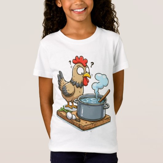 Funny Cooking Chicken Schürze - Hen Making Soul T-Shirt (Vorderseite)