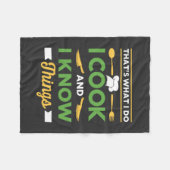 Funny Cooking Fleecedecke (Vorderseite (Horizontal))