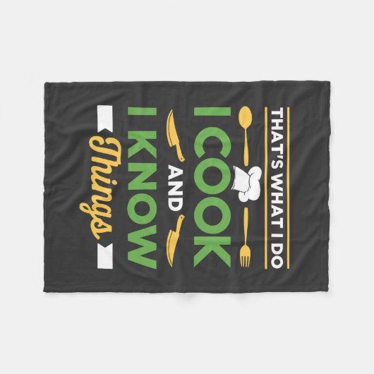Funny Cooking Fleecedecke (Vorderseite (Horizontal))