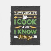 Funny Cooking Fleecedecke (Vorderseite)