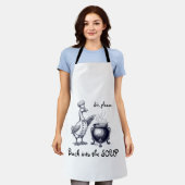 Funny Cooking for Chef All-Over Print Apron Schürze (Getragen)