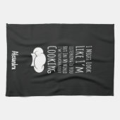 Funny Cooking Gifts Chefs Cooks Men Women Custom Geschirrtuch (Horizontal)