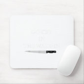 Funny Cooking Go Cry In The Walk-in Culinary Quote Mousepad (Mit Mouse)