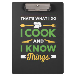 Funny Cooking Klemmbrett