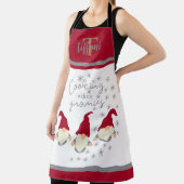 Funny Cooking mit meinem Gnomies Holidays Design A Schürze (InSitu)