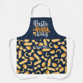 Funny Cooking Pasta La Vista Italienisches Muster Schürze (Vorderseite)