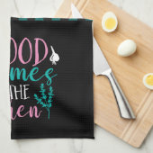 Funny Cooking Pun gute Thymnen in der Küche Karier Geschirrtuch (Viertel Falte)