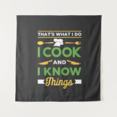 Funny Cooking Wandteppich (Vorderseite)