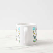 Funny cool Astronaut Espressotasse (Rückseite)