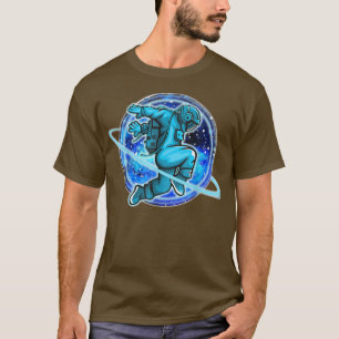 Funny Cool Astronaut Weltraumplanet Grafik T-Shirt