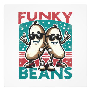 Funny Cool Beans Fotodruck