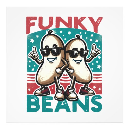 Funny Cool Beans Fotodruck (Vorne)