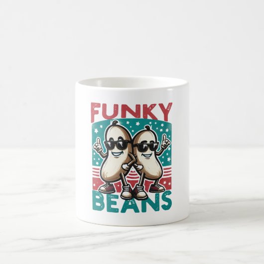 Funny Cool Beans Kaffeetasse (Mittel)