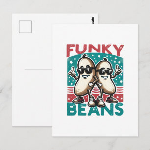 Funny Cool Beans Postkarte