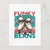 Funny Cool Beans Postkarte (Vorderseite)