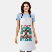 Funny Cool Beans Schürze (Getragen)