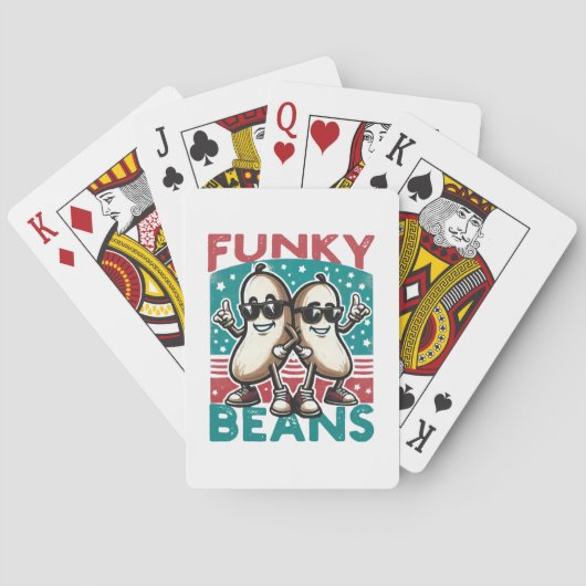 Funny Cool Beans Spielkarten (Rückseite)