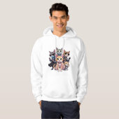 Funny Cool Cat Pullover für Cat Lovers & Gamer (Vorne ganz)