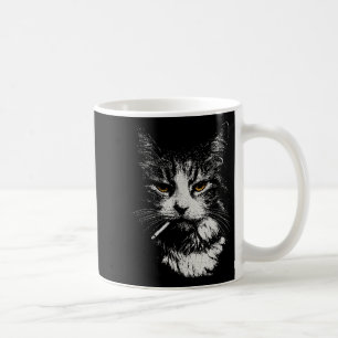 Funny Cool Cat Smoking Funny Meme Cigarette Cat Ga Kaffeetasse