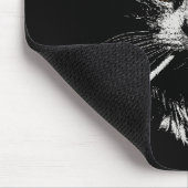 Funny Cool Cat Smoking Funny Meme Cigarette Cat Ga Mousepad (Ecke)