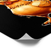 Funny Cool Chicken Sungles Caw F Humor For Men Wom Poster (Ecke)