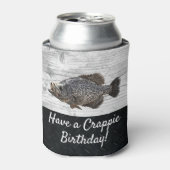 Funny Cool Crappie Angeln Geburtstagspause Dosenkühler (Kanne Vorderseite)
