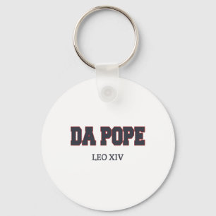 Funny Cool Da Pope Shirt Gott segne Papst Leo Xiv Schlüsselanhänger