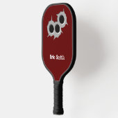 Funny Cool Design 3 (Drei) hält Personalisiert Pickleball Schläger (Links)