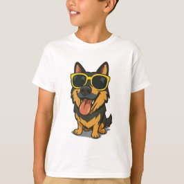 Funny Cool Dog Kids T-Shirt
