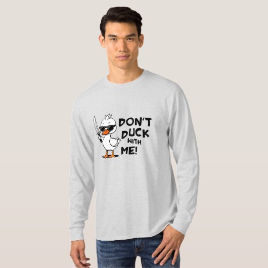 Funny Cool Duck T - Shirt Design (Vorne ganz)