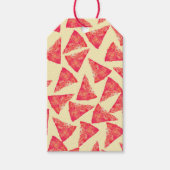 Funny Cool Funky Pizza Pattern Geschenkanhänger (Vorderseite)