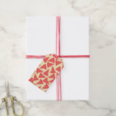 Funny Cool Funky Pizza Pattern Geschenkanhänger (Mit Garn)